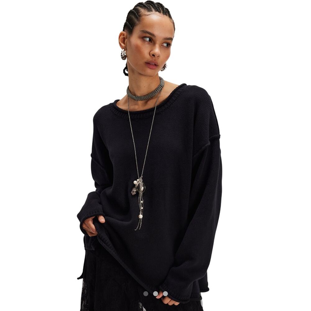 Free People - We The Free Ella Roll-Neck Knit Sweater - Large
